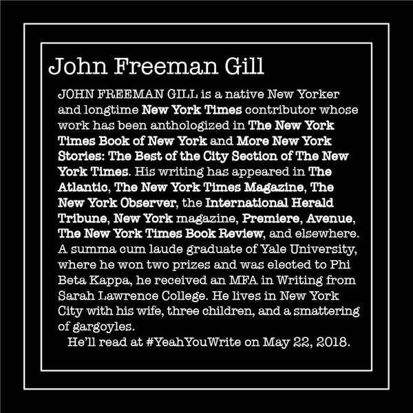 Jonathan Freeman Gill Author Bio