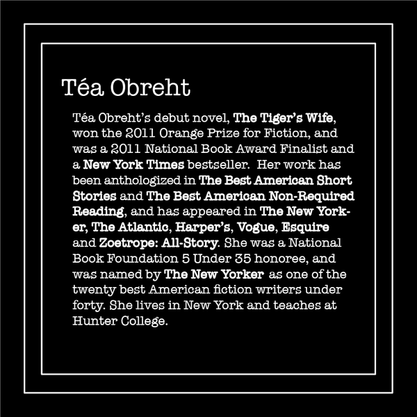 Tea Obreht Author Bio